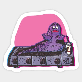 The Great Purple Exalted One Sticker